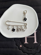 ✨🐆 LÉOPARD ARGENTÉ broche + charm 🐆✨